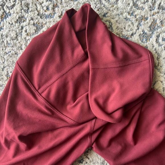 Lululemon Align High-Rise Pant 28" -Nulu- Color Mulled Wine- Size 4 - Picture 8 of 12